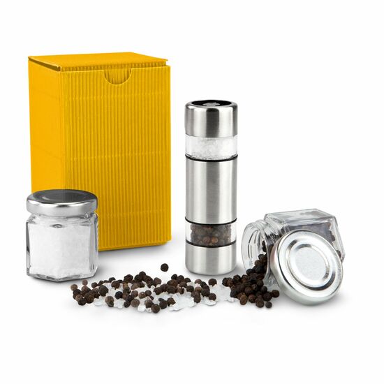 Geschenkset / Präsenteset: Salz & Pfeffer im Miniformat Gelb 2K2045o