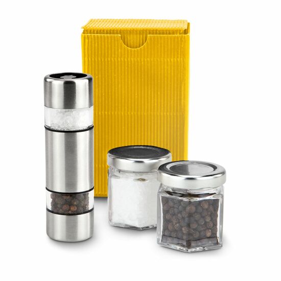 Geschenkset / Präsenteset: Salz & Pfeffer im Miniformat Gelb 2K2045o