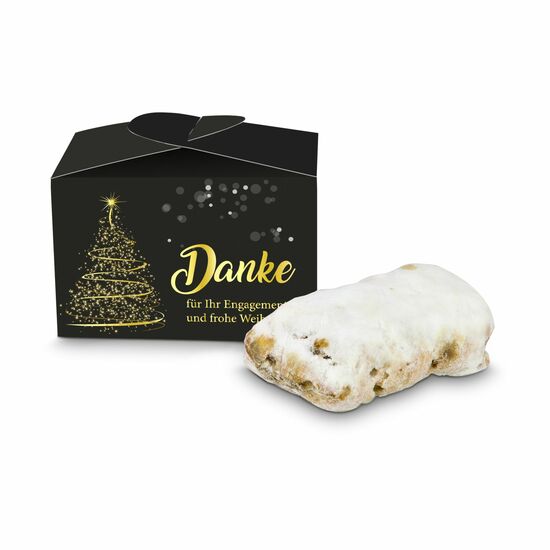 Geschenkartikel / Präsentartikel: Mini-Stollen Danke 2K2053b