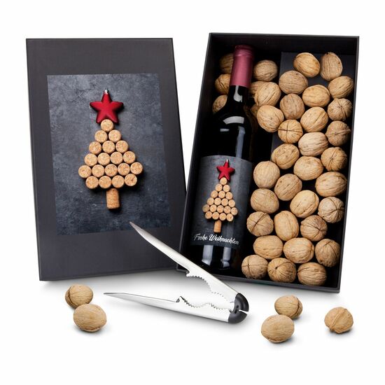 Geschenkset / Präsenteset: Wein-Ge-Nüsse 2K2056