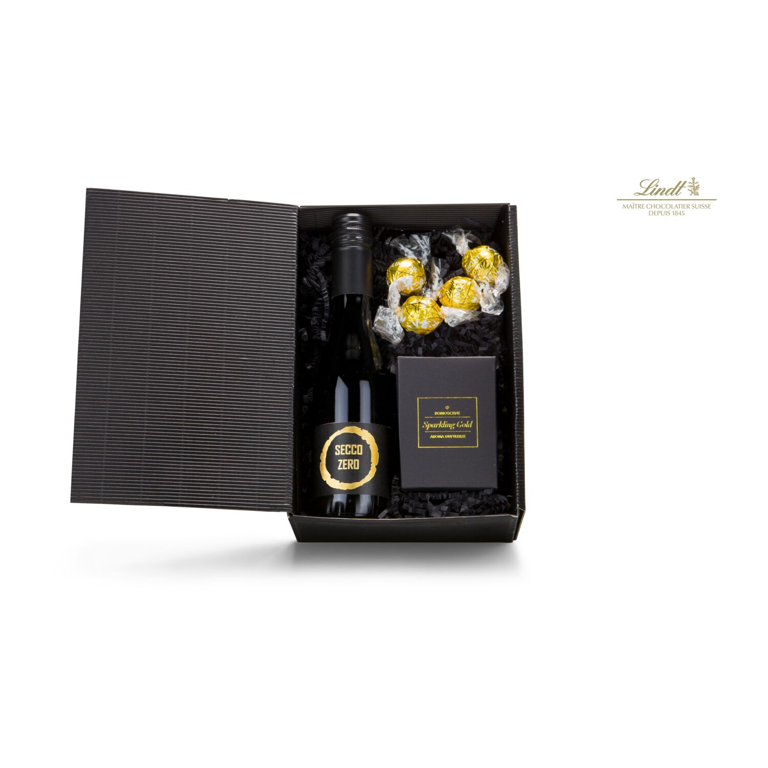 Geschenkset / Präsenteset: Schwarz-Goldene Momente 2K2058