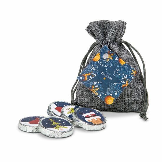 Geschenkset / Präsenteset: Weihnachts-Schokotaler 2K2084