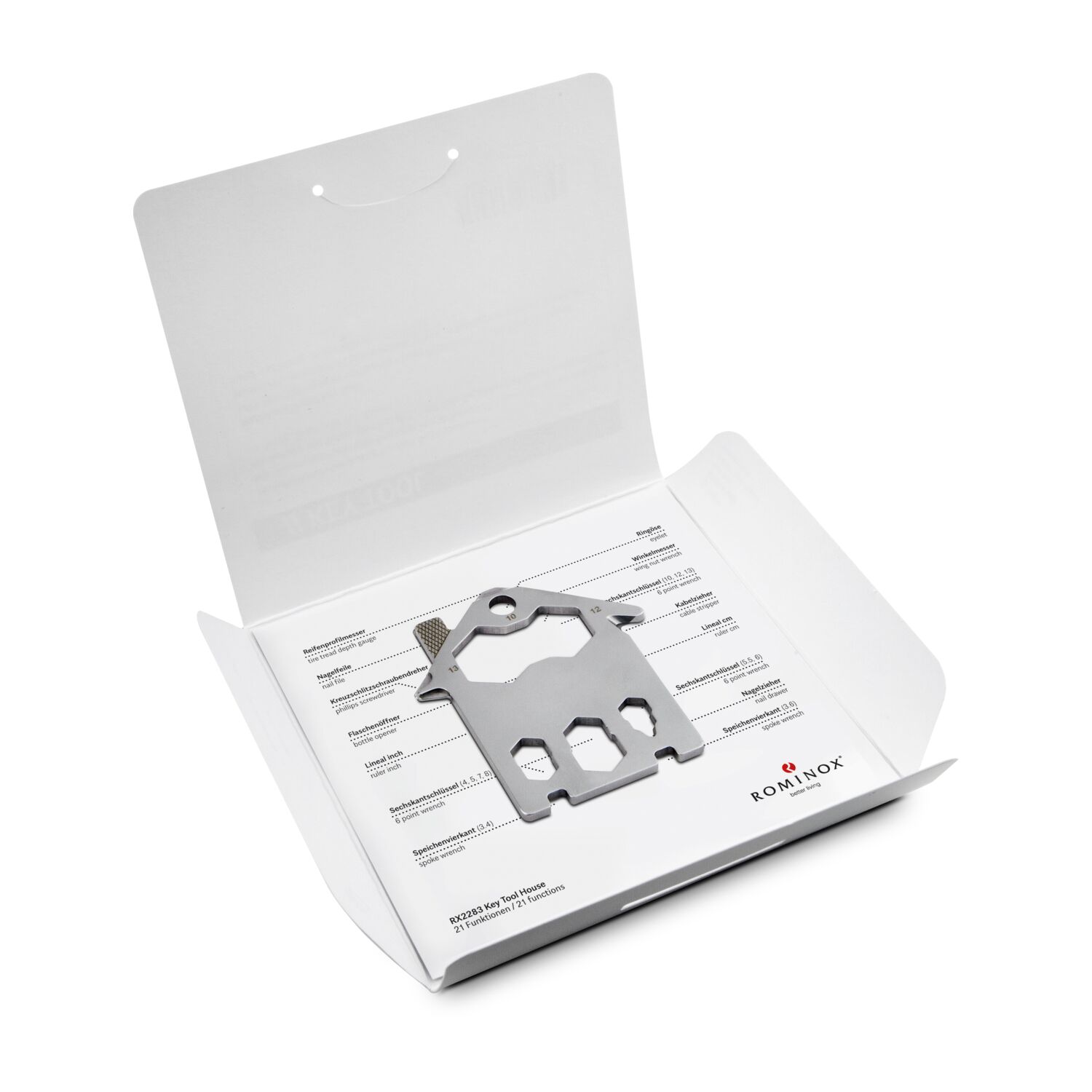 ROMINOX® Key Tool House (21 Funktionen) Werkzeug 2K2101i