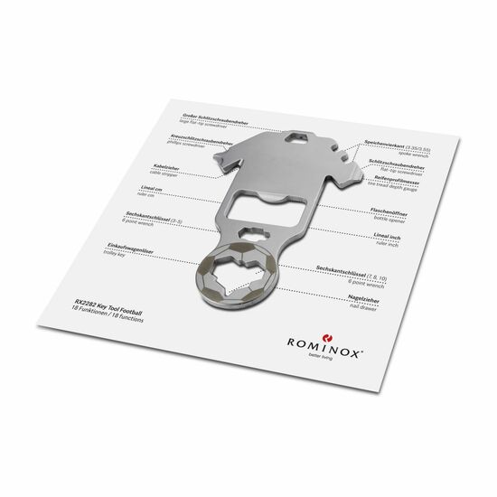 ROMINOX® Key Tool Football (18 Funktionen) Merry Christmas 2K2102h