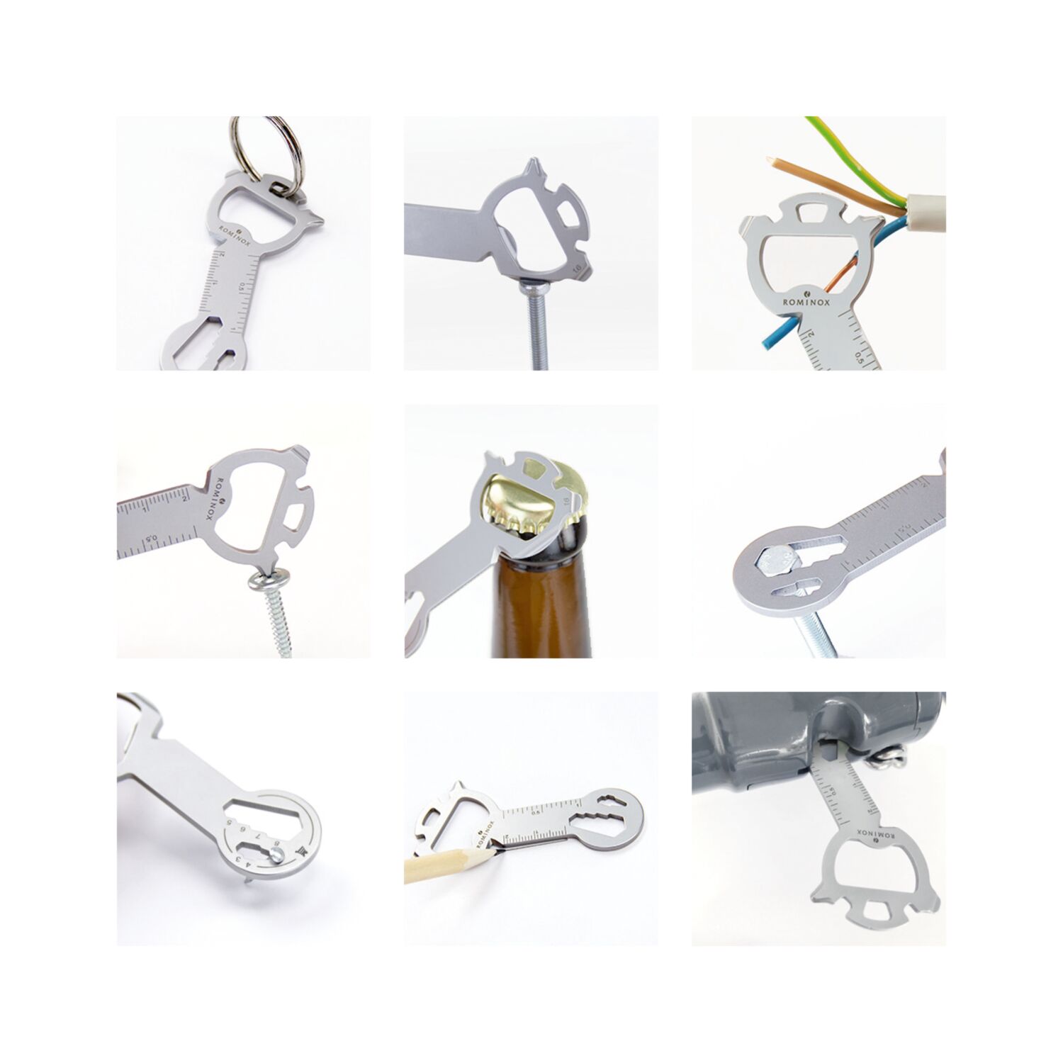 ROMINOX® Key Tool Snake (18 Funktionen) Danke 2K2103c