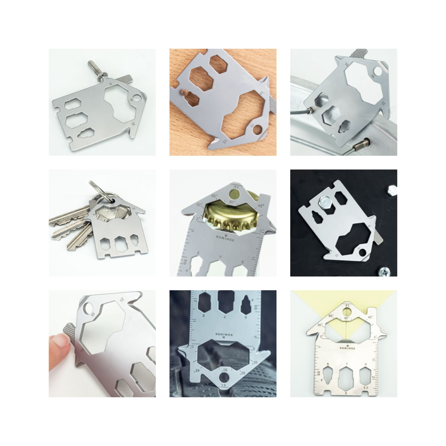 ROMINOX® Key Tool House (21 Funktionen) Danke 2K2103i