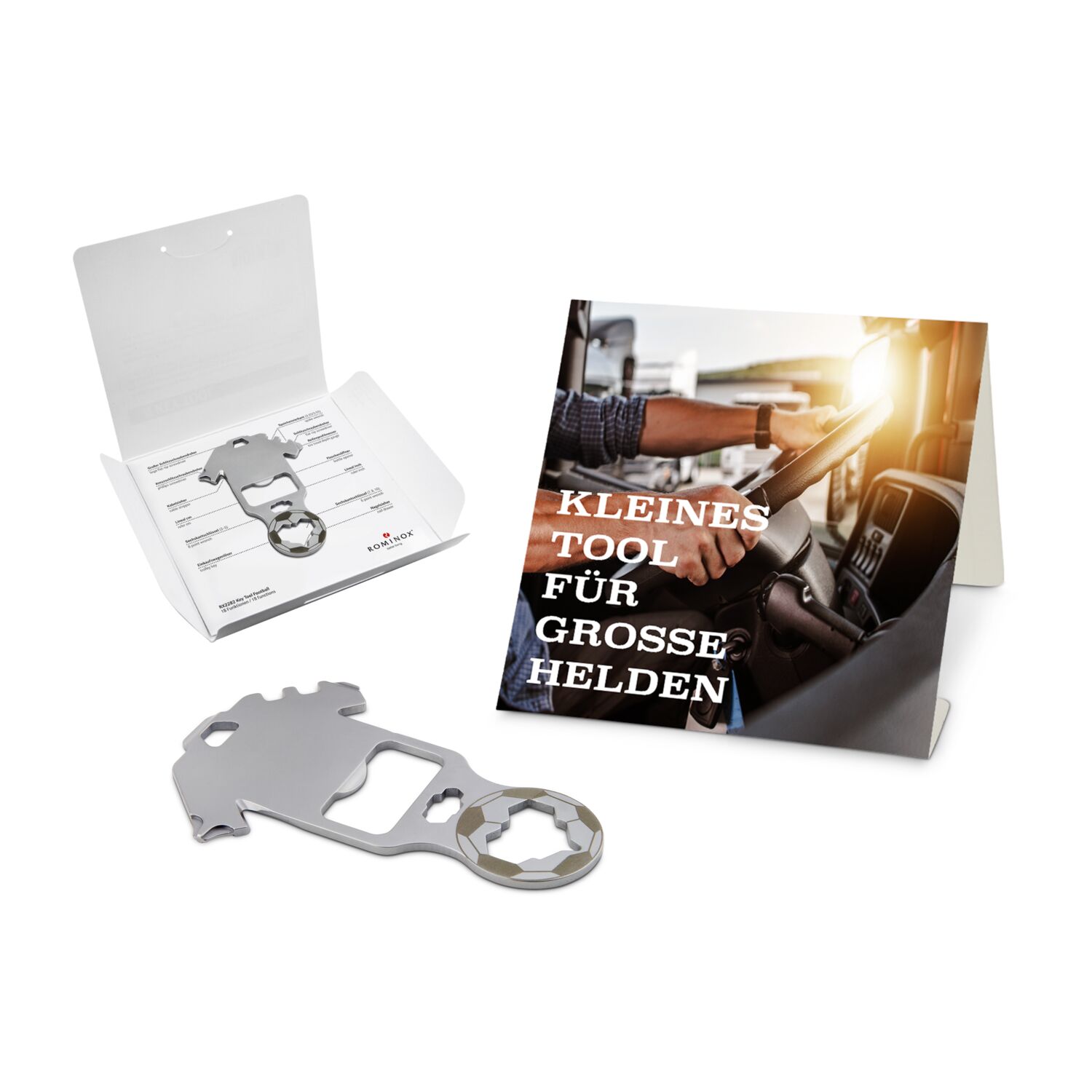 ROMINOX® Key Tool Football (18 Funktionen) Große Helden 2K2106h