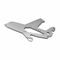 ROMINOX® Key Tool Airplane (18 Funktionen) Deutschland Fan Jubelverstärker 2K2107g