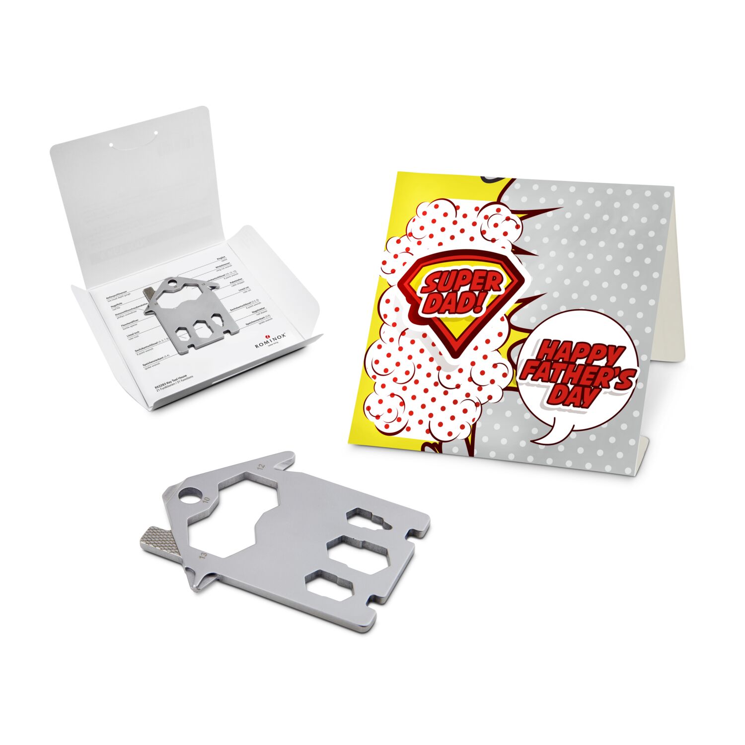 ROMINOX® Key Tool House (21 Funktionen) Super Dad 2K2108i