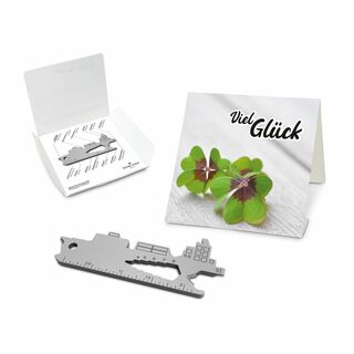 ROMINOX® Key Tool Cargo Ship (19 Funktionen) Viel Glück 2K2109f