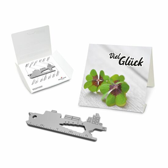 ROMINOX® Key Tool Cargo Ship (19 Funktionen) Viel Glück 2K2109f