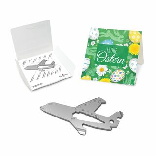ROMINOX® Key Tool Airplane (18 Funktionen) Frohe Ostern 2K2110g