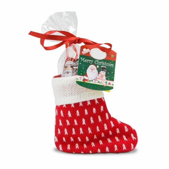 Geschenkartikel / Präsentartikel: Süßer Weihnachtsstiefel 2K2116