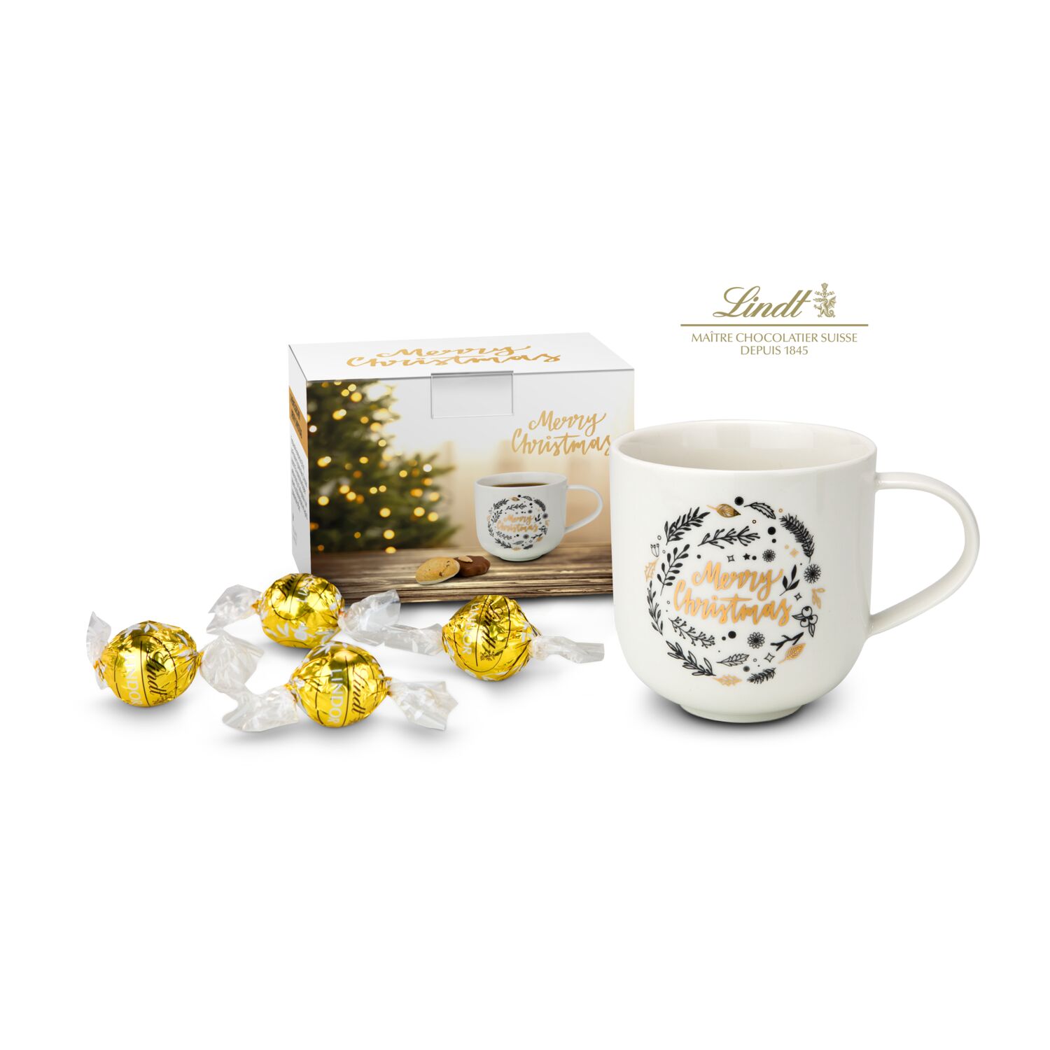 Geschenkset / Präsenteset: Süße Weihnachtstasse 2K2124