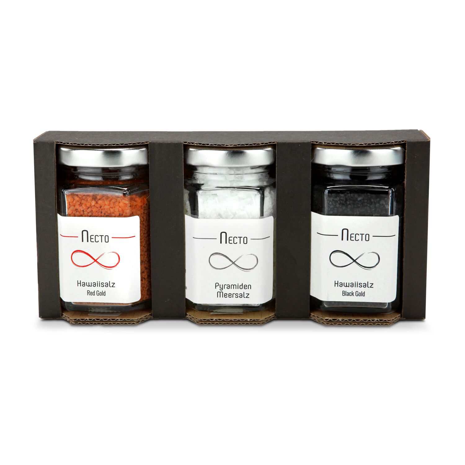 Geschenkartikel / Präsentartikel: Meersalze, Dreier-Set mit insgesamt 270 g 2K2132