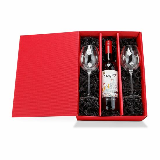 Geschenkset / Präsenteset: Rotwein für Zwei 2K2133