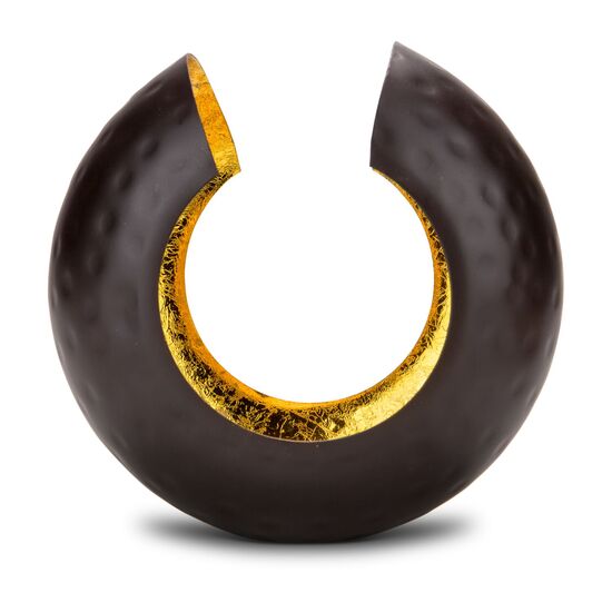 Die flauschige Kuscheldecke Rudolph und zwei seidenmatt-braune ROMINOX® Teelichthalter verpackt in einer ROMINOX® Filztasche mit „Hello Winter“-Anhänger.