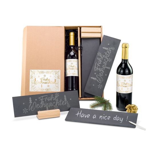 Geschenkset / Präsenteset: Schiefer & Wein 2K2181