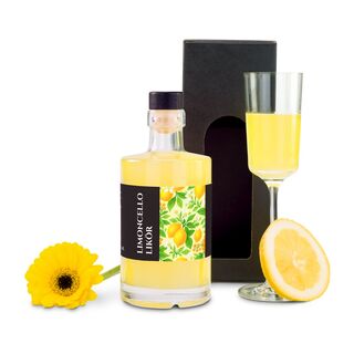 Geschenkset / Präsenteset: Limoncello Likör 2K2190