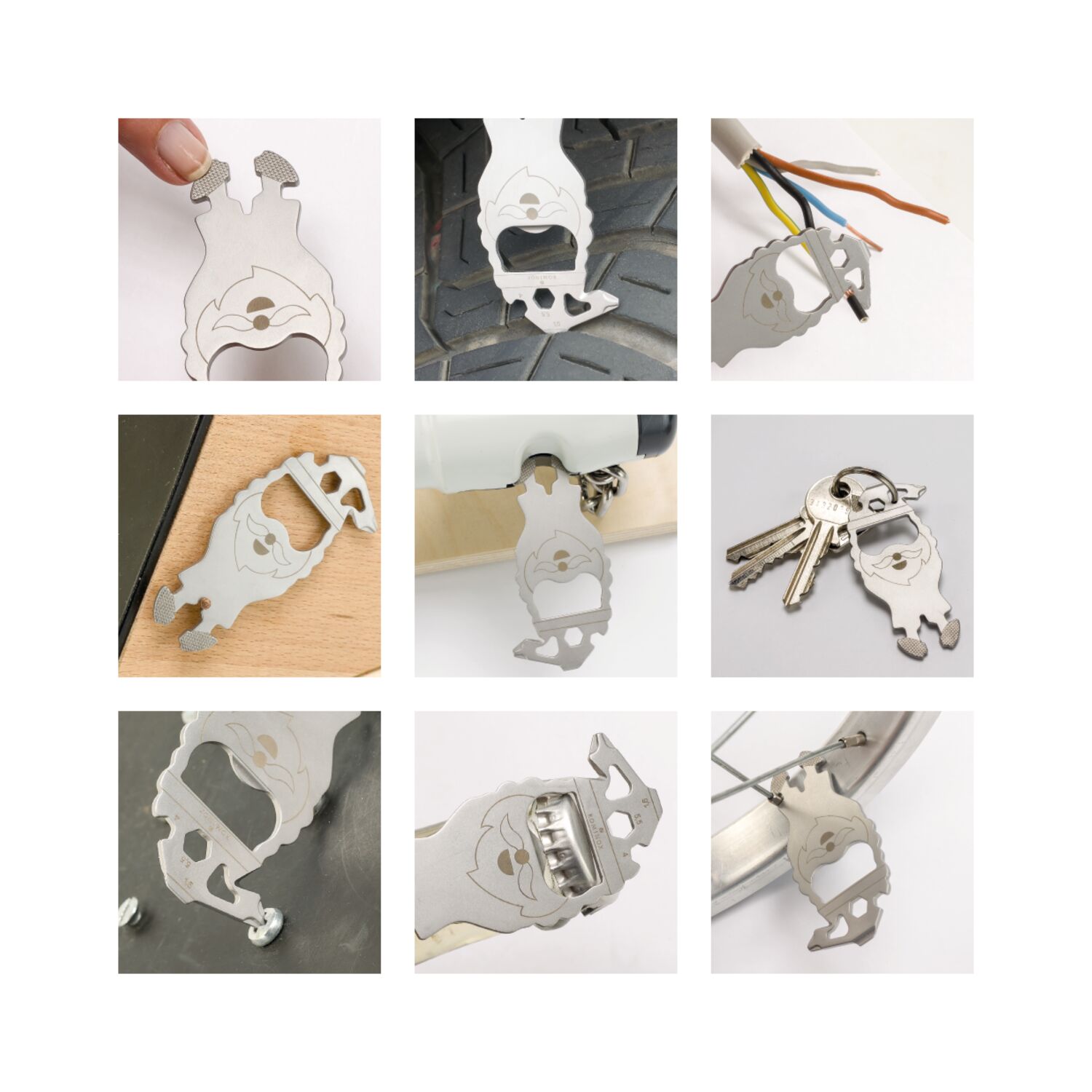 ROMINOX® Key Tool Santa (15 Funktionen) Frohe Weihnachten 2K2201n