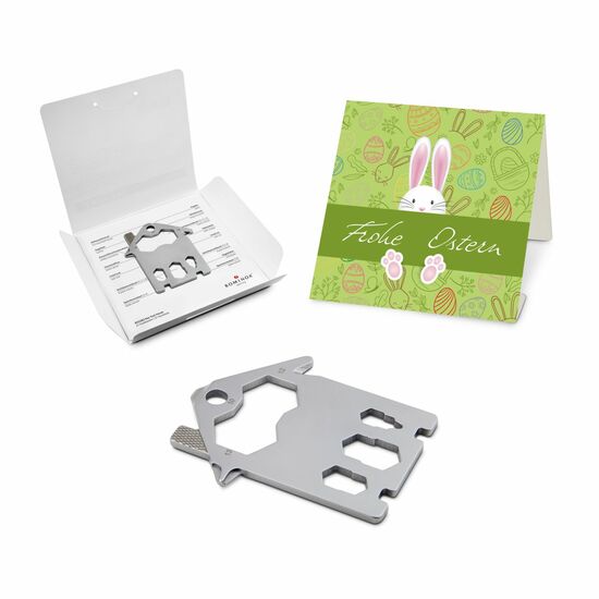 ROMINOX® Key Tool House (21 Funktionen) Frohe Ostern Hase 2K2202i