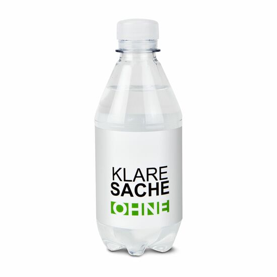 330 ml PromoWater - Mineralwasser, still - Folien-Etikett 2P001C