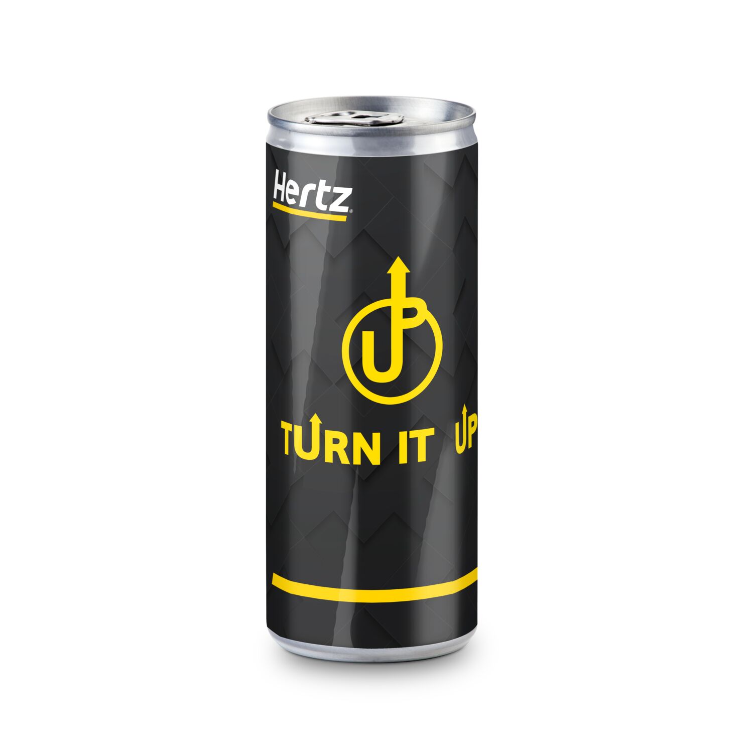 PowerDrink mit Koffein, Taurin, Kohlensäure und Vitamin B3, B5, B6 & B12. 0,25 l Slimline Dose in Silber