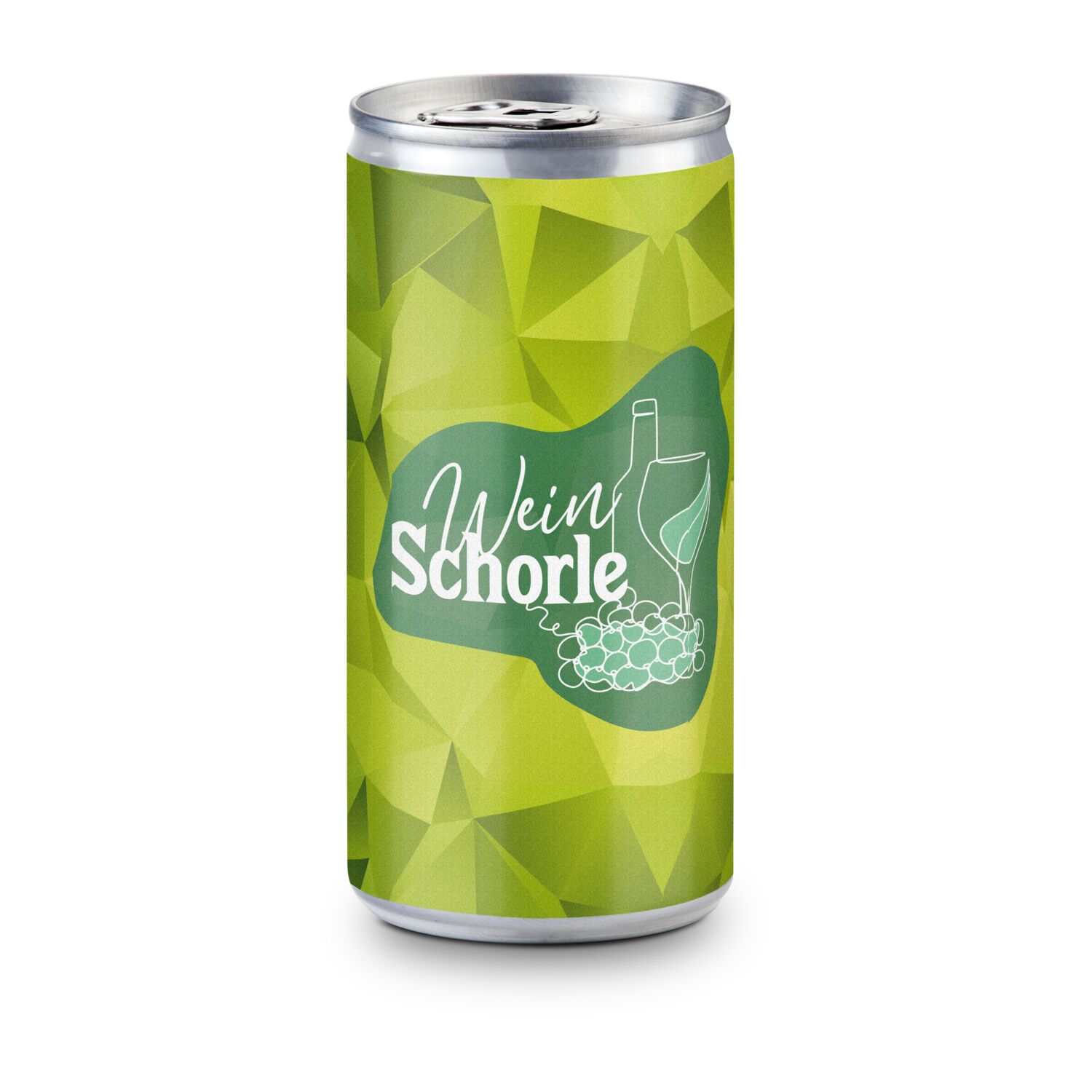 Weinschorle weiss - Papier-Etikett, 200 ml  2P034P