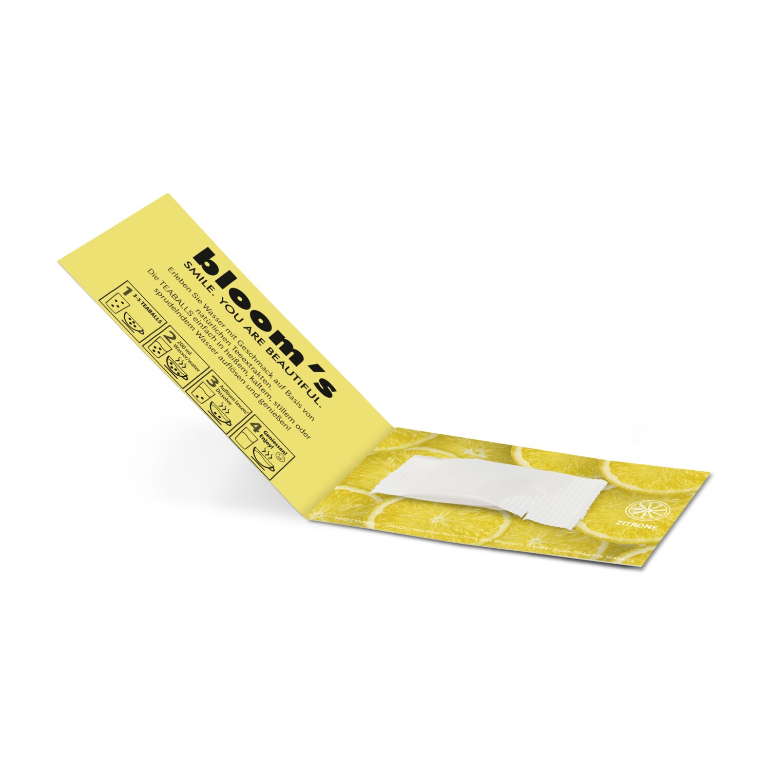 Promo Drops by TEABALLS - 1 Sachet (1x Zitrone) 2P082b