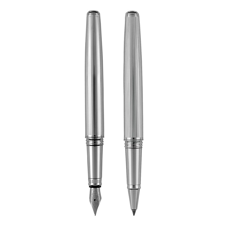 PIERRE CARDIN CHRISTOPHE -Chrome Rollerball und Füllfederhalter