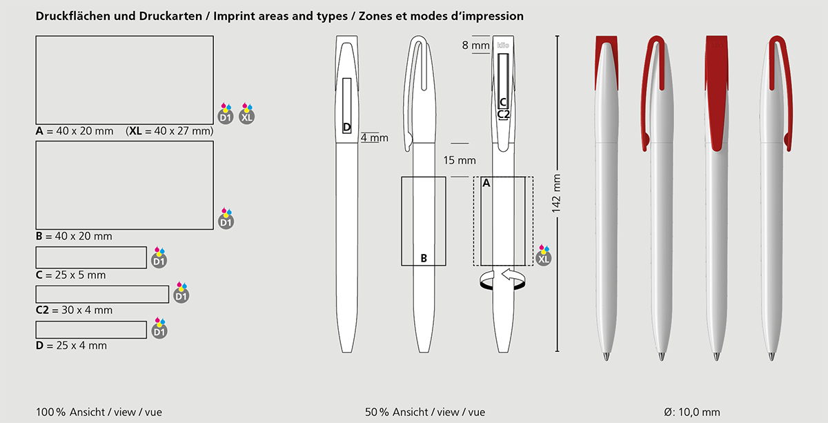 Klio-Eterna - Cobra high gloss - Drehkugelschreiber