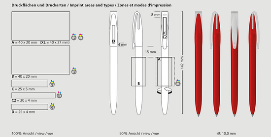 Klio-Eterna - Cobra ice - Drehkugelschreiber