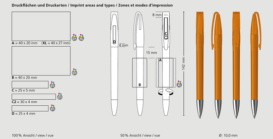 Klio-Eterna - Cobra ice Ms - Drehkugelschreiber