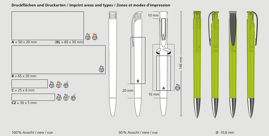 Klio-Eterna - Jona ice MMs - Druckkugelschreiber