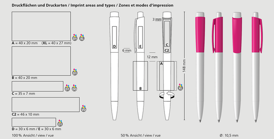 Klio-Eterna - Zeno high gloss - Druckkugelschreiber