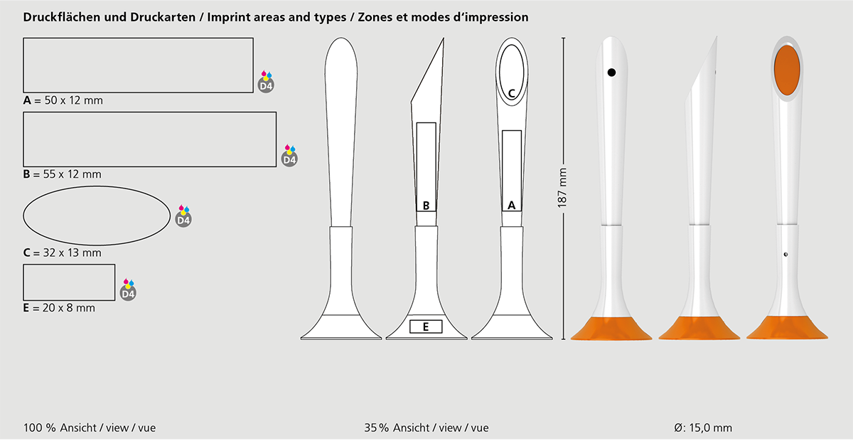 Klio-Eterna - Deskpen matt - Stehkugelschreiber