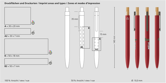 Klio-Eterna - Alani metal Mb - Druckkugelschreiber