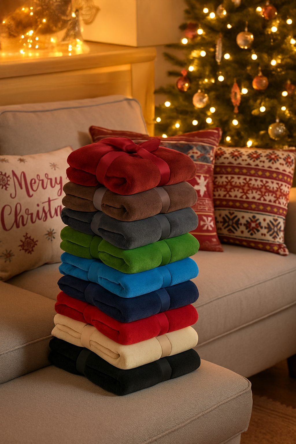 Microfleece-Kuscheldecke 180x130 cm