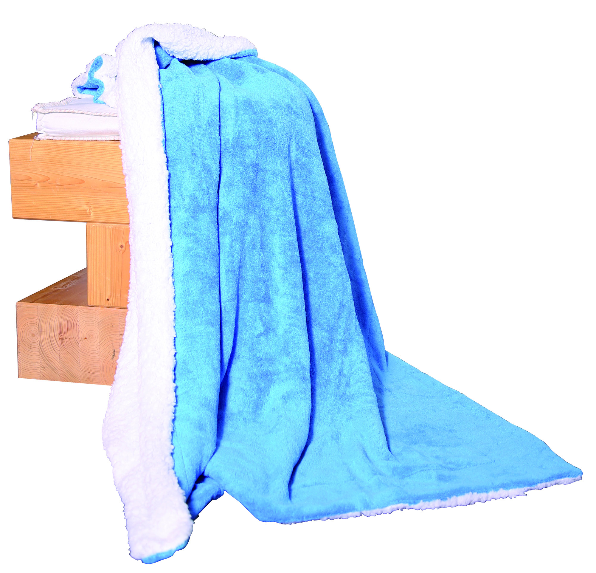 Duodecke Coral/Sherpa 150 x 130 cm