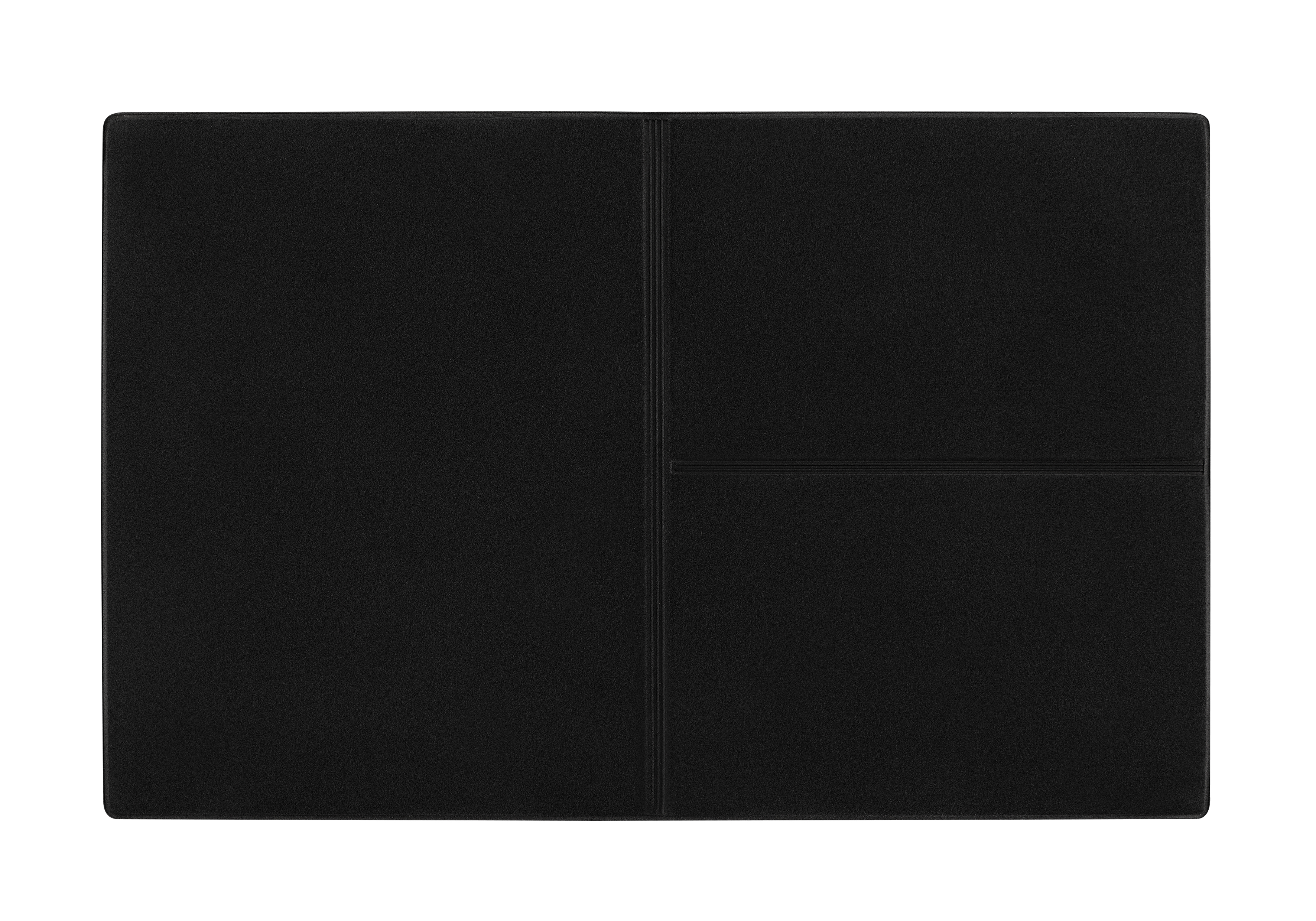 CreativDesign® Ausweistasche "Euro" Veloursfolie schwarz