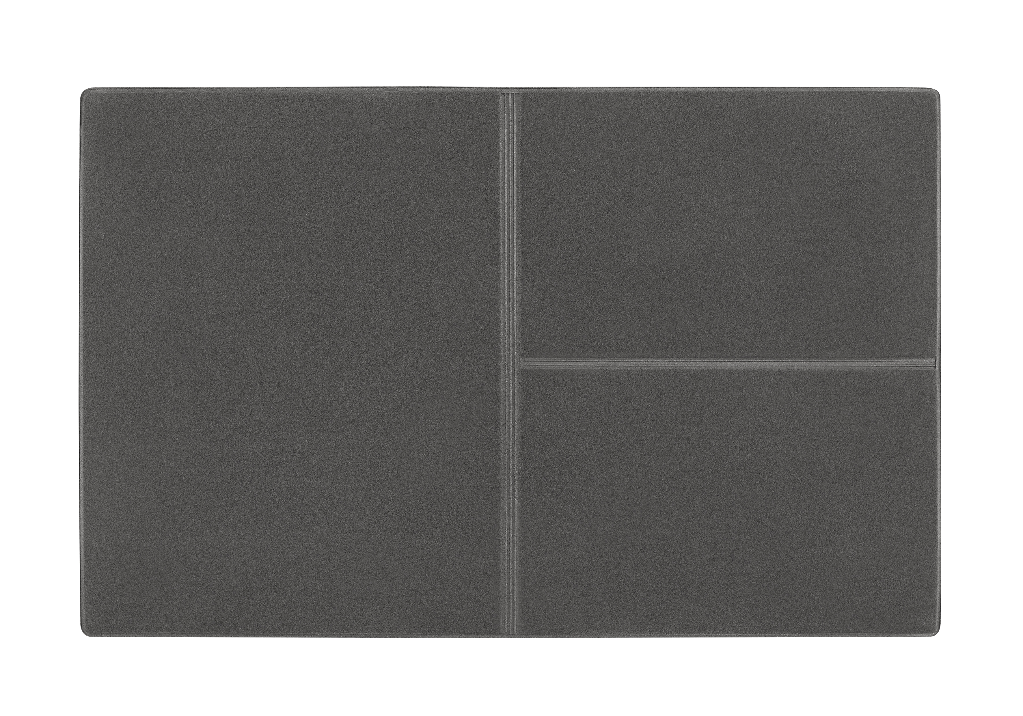CreativDesign® Ausweistasche "Euro" Veloursfolie grau