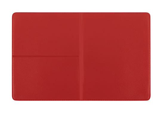 CreativDesign® Ausweistasche "Euro" Normalfolie rot mit Einschub