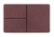 CreativDesign® Ausweistasche "Euro" Reflexfolie bordeaux mit Einschub