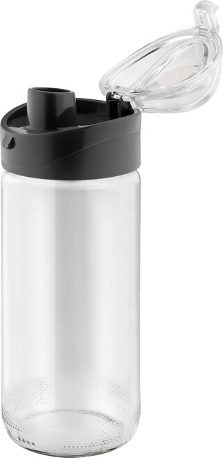 Metmaxx® Trinkflasche "Glas2GoEco2" transparent