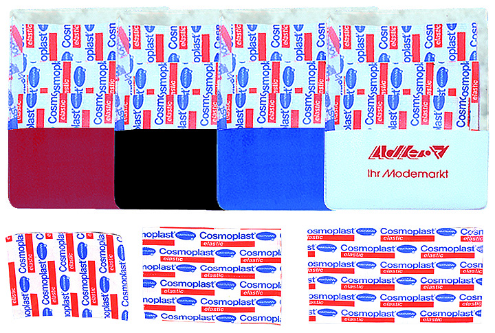 thanxx® Pflastermäppchen "PflasterM" Normalfolie blau