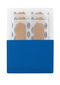 thanxx® Pflastermäppchen "PflasterM" Normalfolie blau