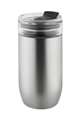 Metmaxx® Thermobecher "CremaGourmetMedium" silber