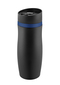 Metmaxx® Thermobecher "CremaExtensaNero" schwarz/Ring blau