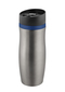 Metmaxx®Thermobecher "CremaExtensaProtect“ titan/Ring blau