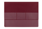 CreativDesign® Wagenpapiertasche "Folie4" Normalfolie bordeaux